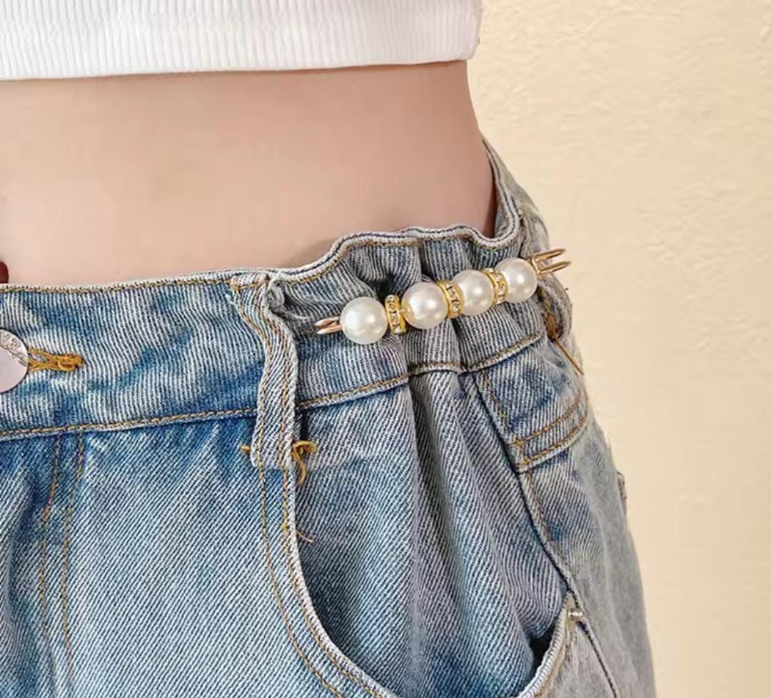 IMPERDIBLE DE PERLAS PARA ROPA - Imagen 5