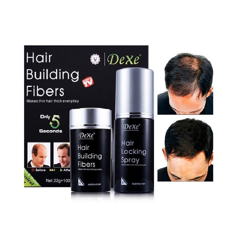 FIBRAS CAPILARES + SPRAY FIJADOR DE CABELLO - Imagen 2