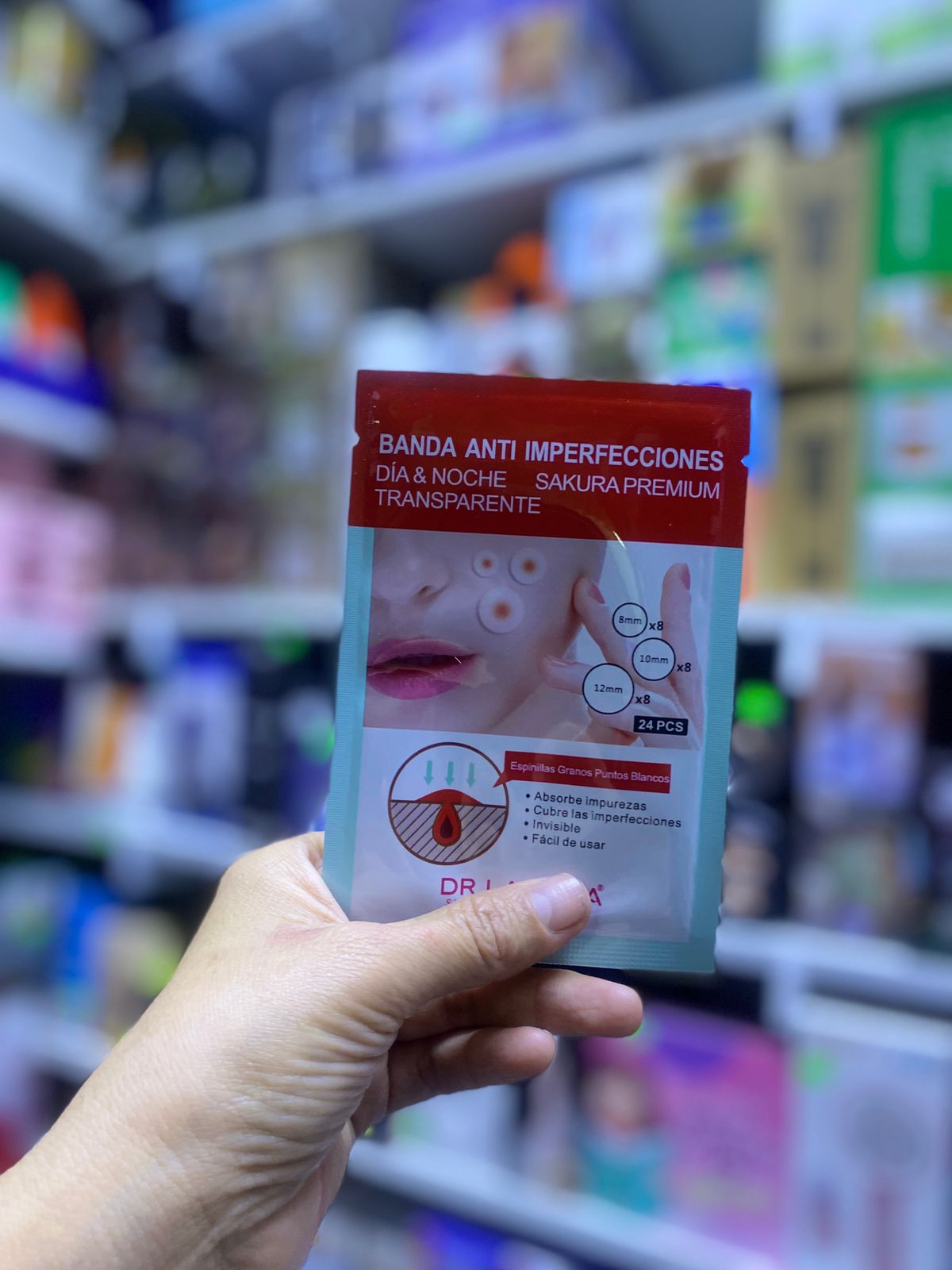 PARCHE INVISIBLE PARA EL ACNE DE 24PZA