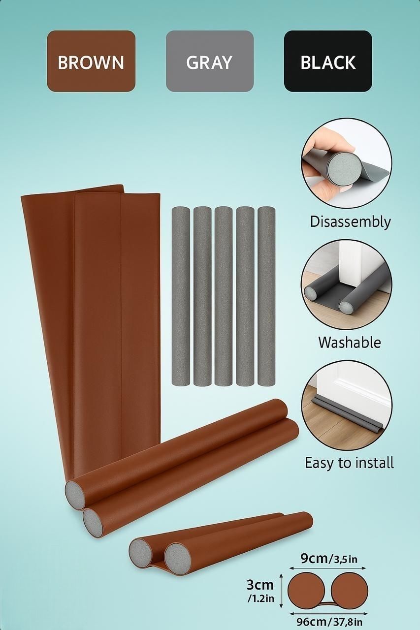 BURLETE DE PU SINTÉTICO PREMIUM FLEXIBLE PARA PUERTA - Imagen 5