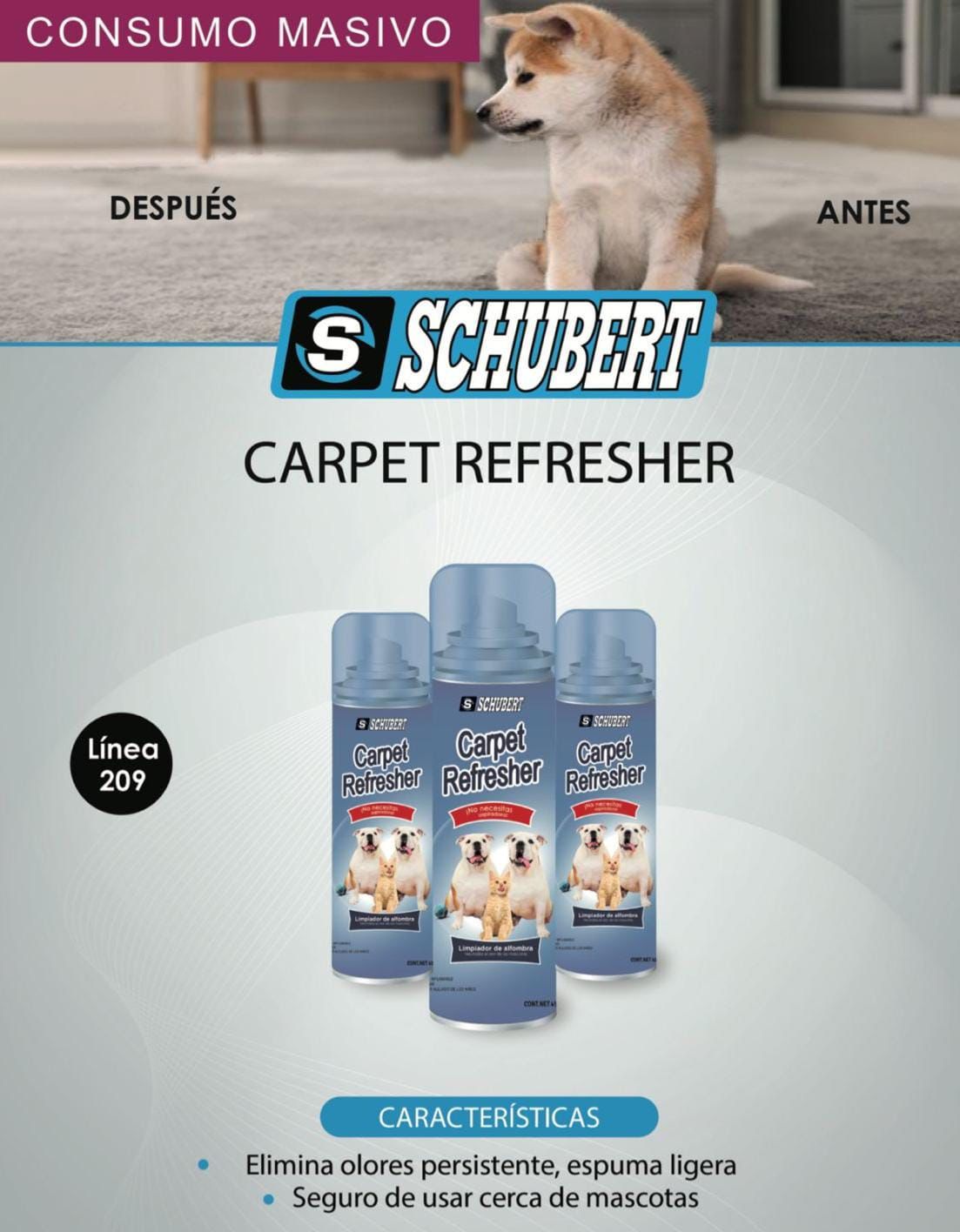 CARPET REFRESHER (LIMPIADOR DE ALFOMBRAS) - Imagen 3